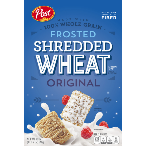 slide 1 of 1, Post Frosted Shredded Wheat, 18 oz