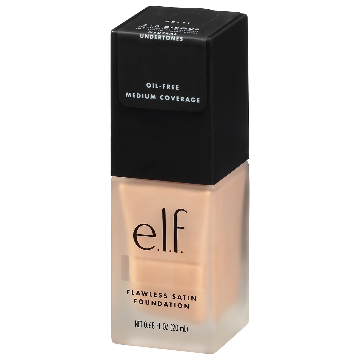 slide 4 of 9, e.l.f. Bisque Flawless Satin Foundation 0.68 fl oz, 0.68 fl oz