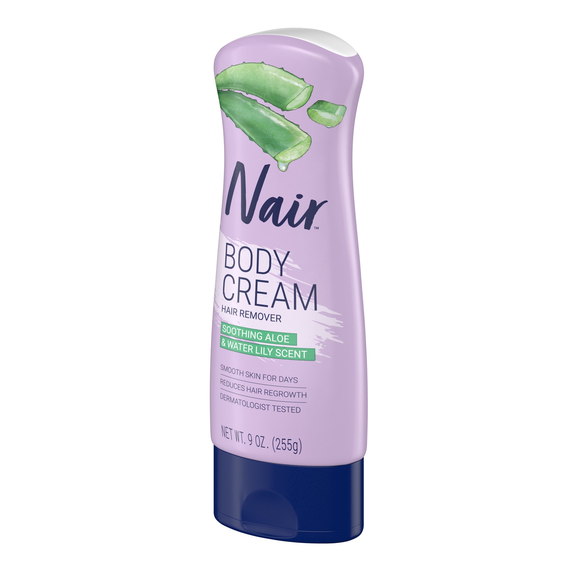 slide 3 of 4, Nair Hair Removal Body Cream, Aloe and Water Lily - 9.0oz, 9 oz
