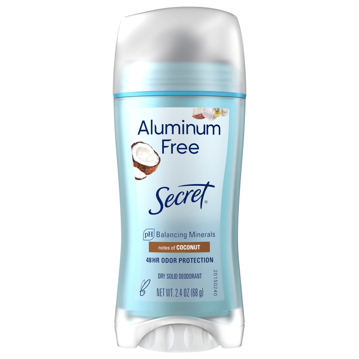 slide 1 of 29, Secret Aluminum Free Deodorant for Women, Coconut, 2.4 oz, 2.4 oz