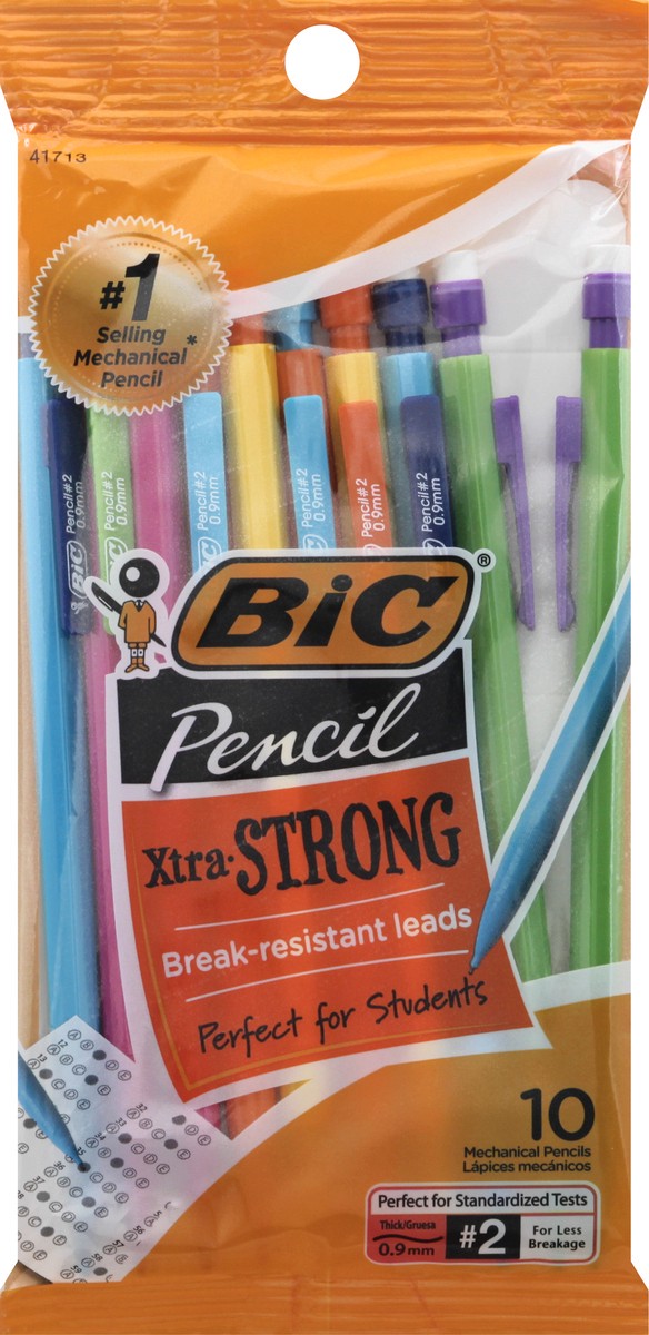slide 1 of 9, Bic Pencils, Xtra Strong, 10 ct