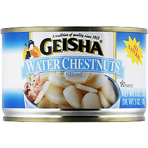 slide 4 of 9, Geisha Sliced Water Chestnuts, 5 oz