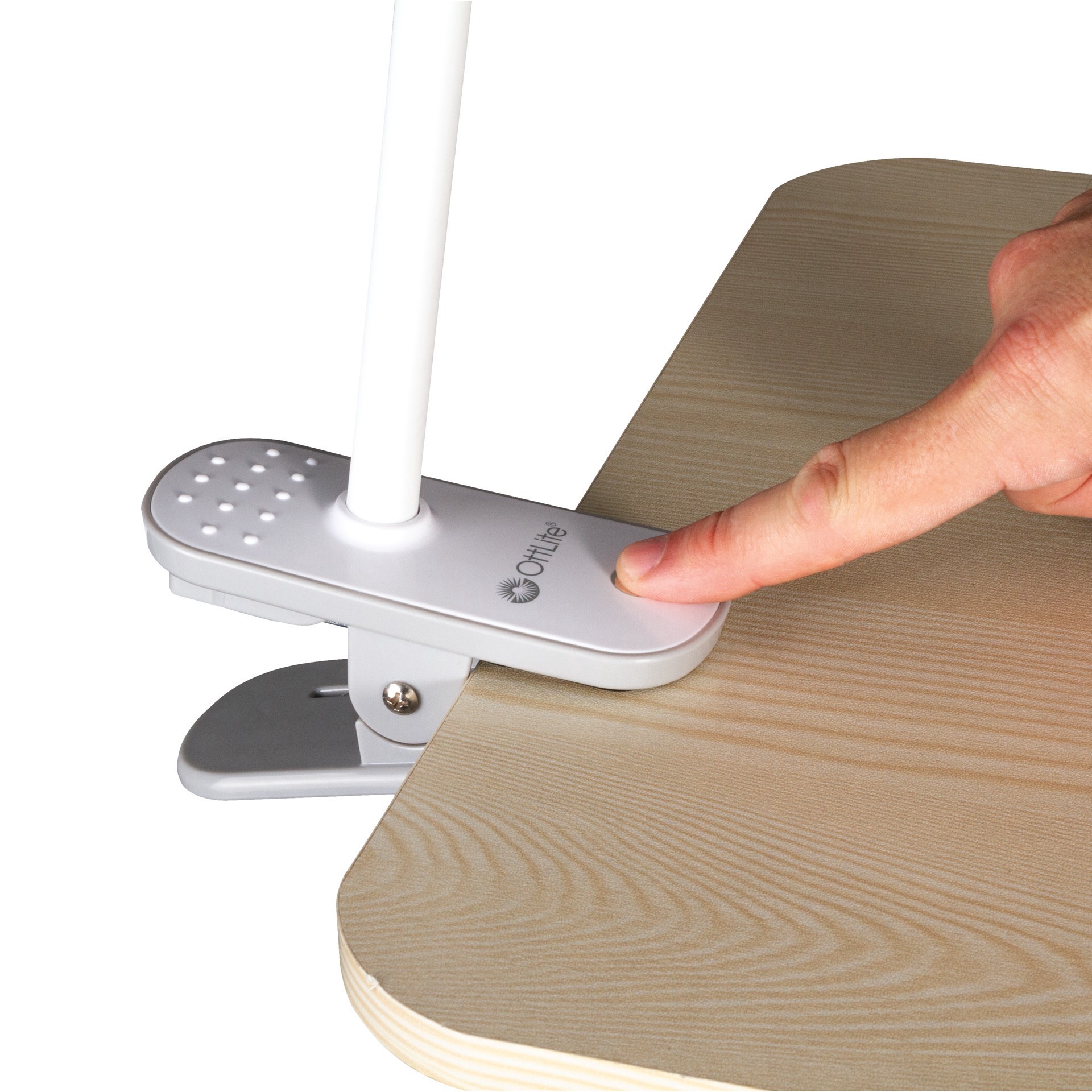 slide 6 of 9, Ott Lite Ottlite Lighted Magnifier Clip Lamp, 15.5 in