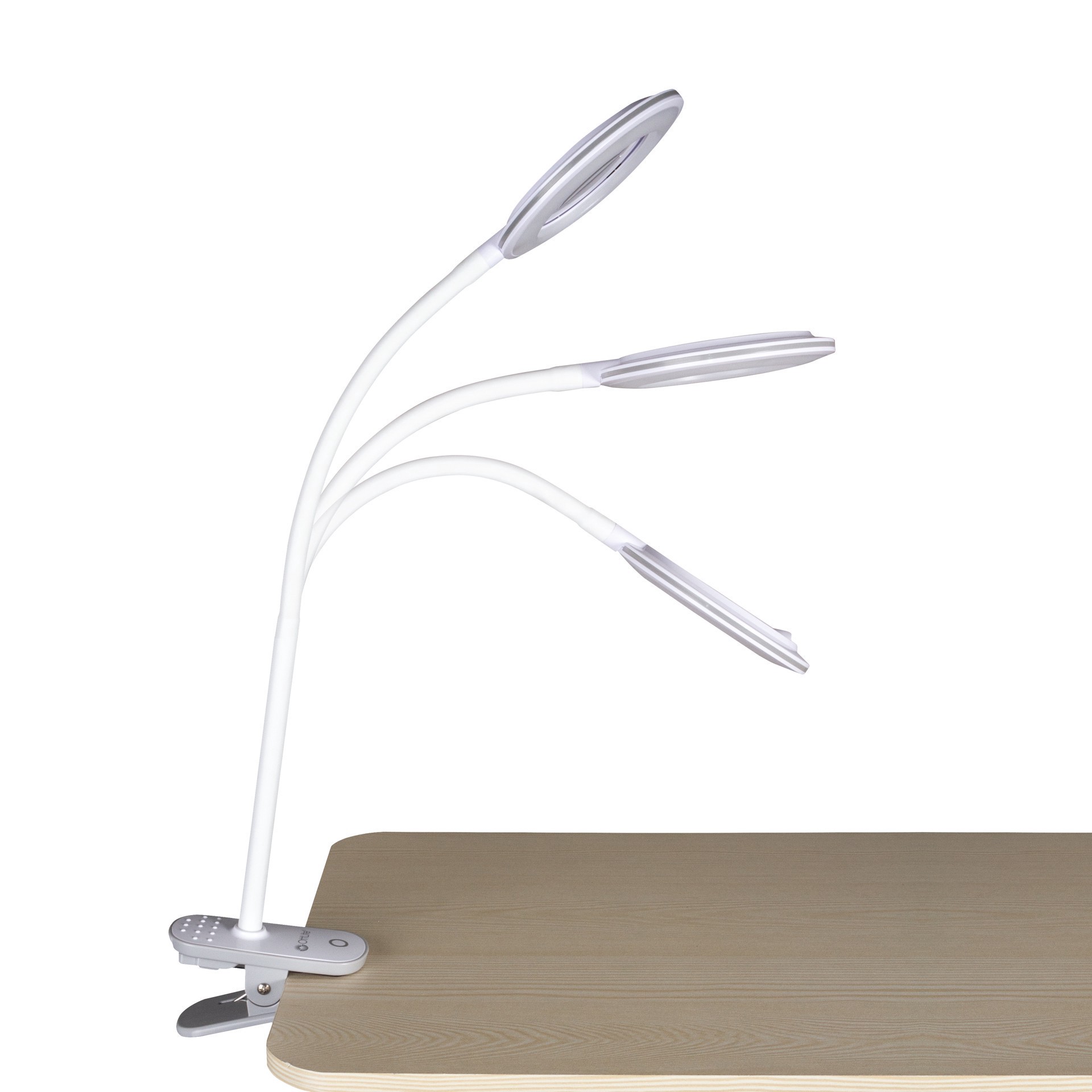 slide 4 of 9, Ott Lite Ottlite Lighted Magnifier Clip Lamp, 15.5 in