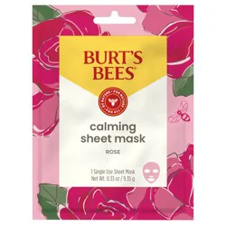 Burt''s Bees Calming Sheet Mask with Rose 1 ea