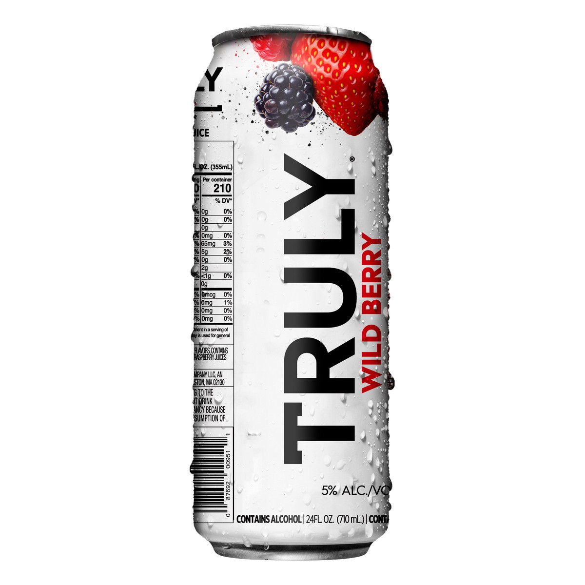 slide 5 of 6, TRULY Hard Seltzer Wild Berry (24 fl. oz. Can), 24 oz