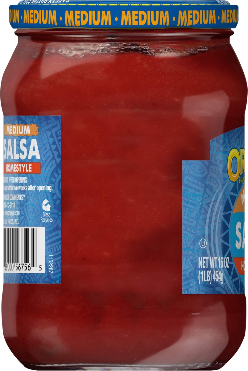 slide 3 of 11, Ortega Medium Homestyle Salsa 16 oz, 16 oz