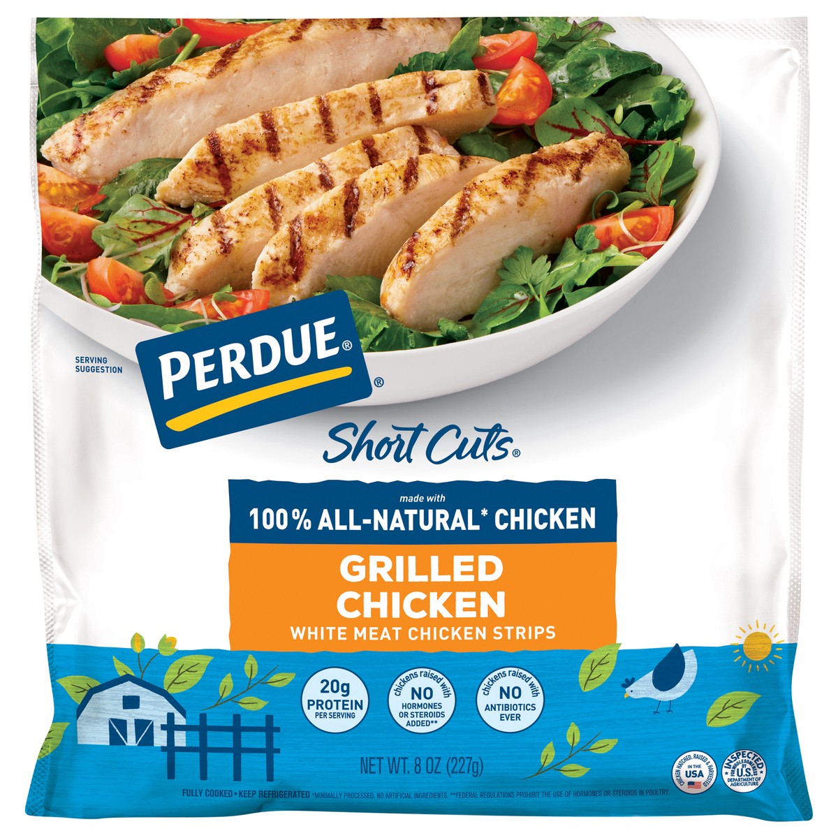 slide 1 of 1, Perdue® Short Cuts® grilled chicken, 8 oz