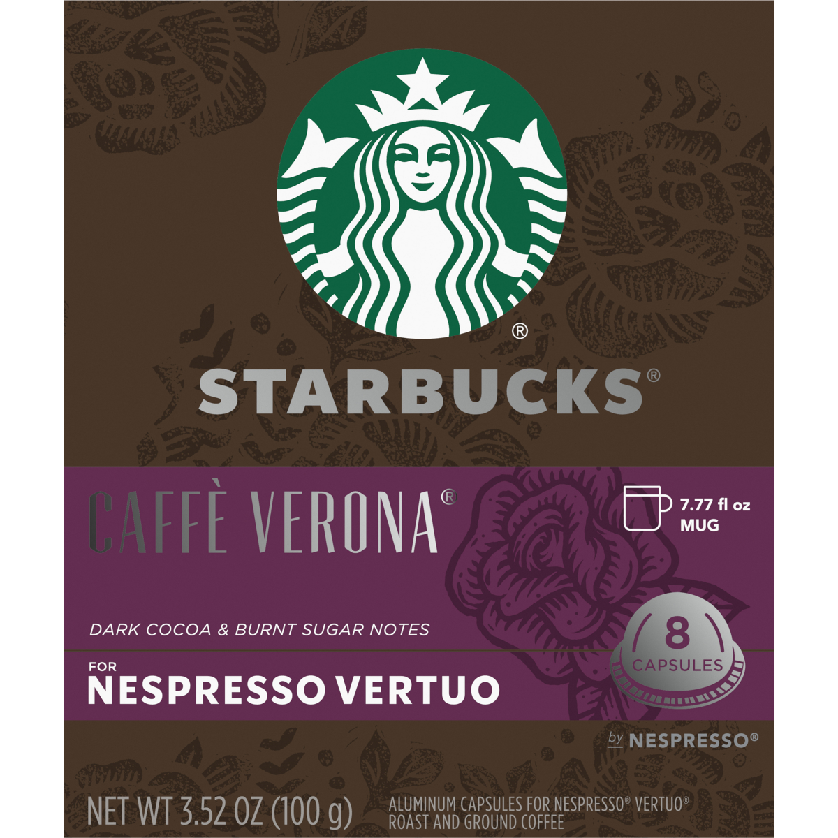 slide 1 of 3, Starbucks Nespresso Vertuo Verona 8Ct, 8 ct
