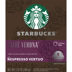 Starbucks Nespresso Vertuo Verona 8Ct