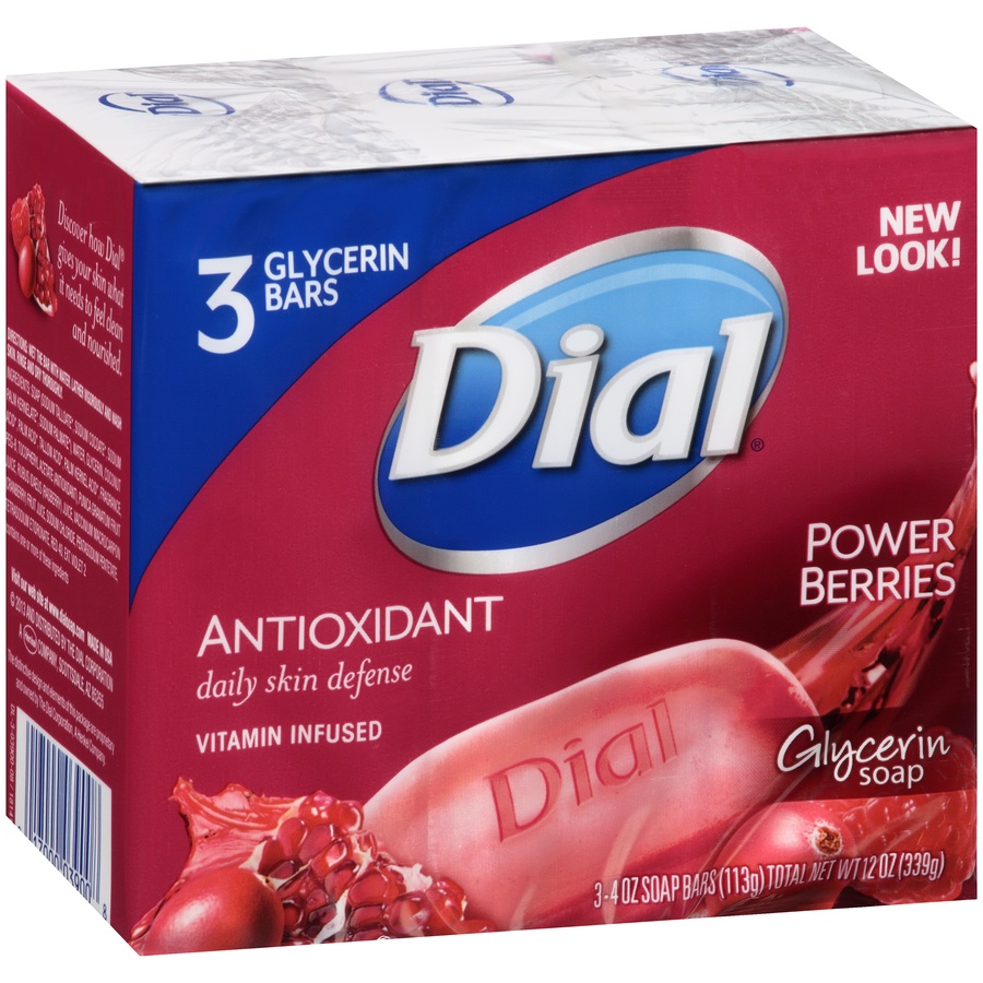 Dial Antioxidant Power Berries Glycerin Soap 3 ct; 4 oz Shipt