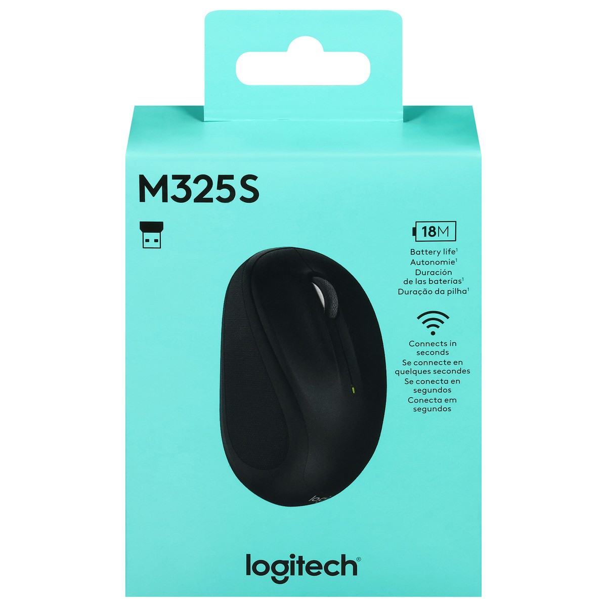 slide 1 of 12, Logitech Wireless Mouse M325s In Black, 1 ct