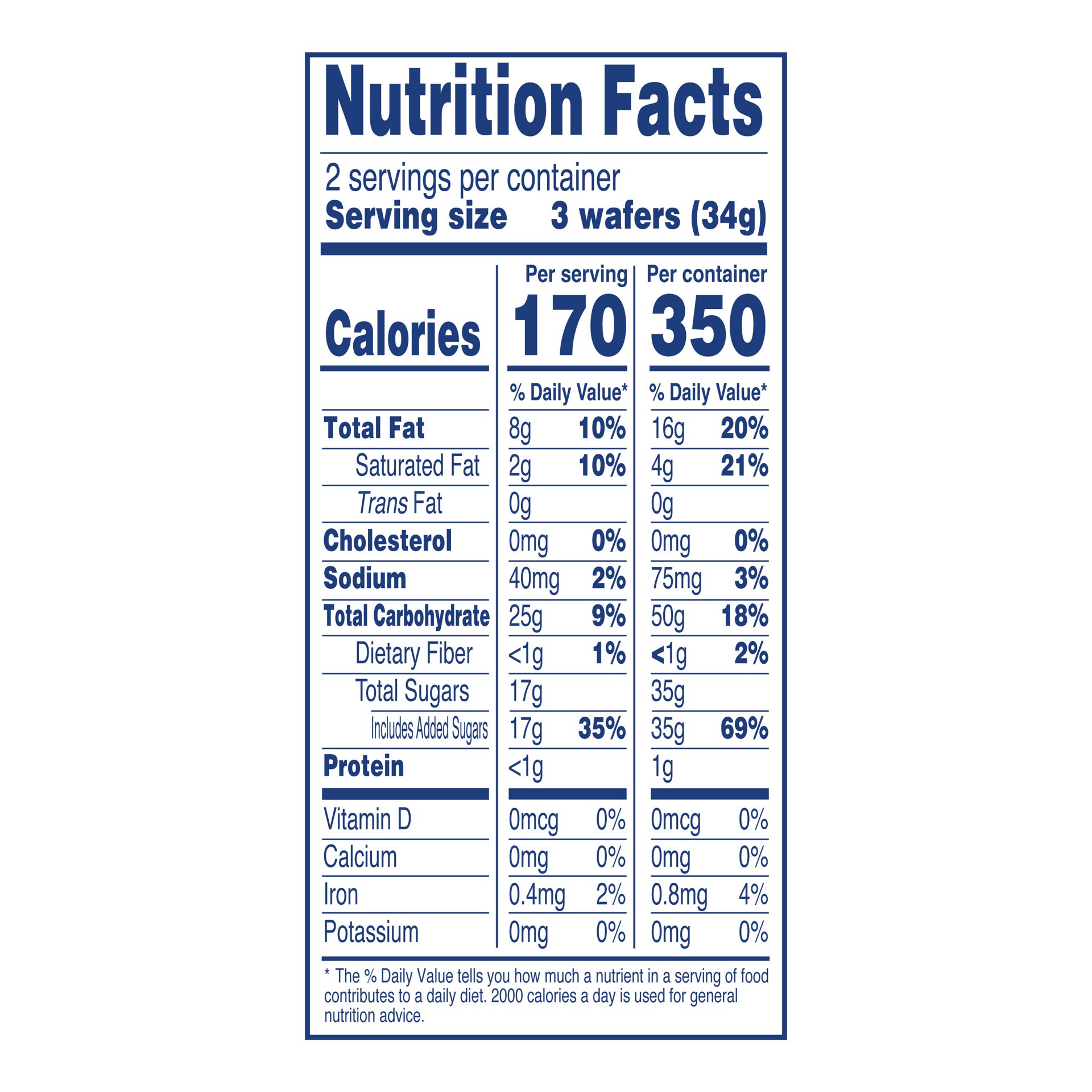 slide 5 of 5, Voortman Van Wafer Ss, 2.4 oz