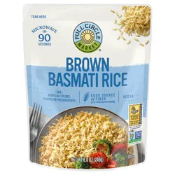 Full Circle Market Brown Basmati Rice 8.8 oz