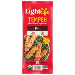 Lightlife Tempeh, Flax, Plant-Based, Superfood