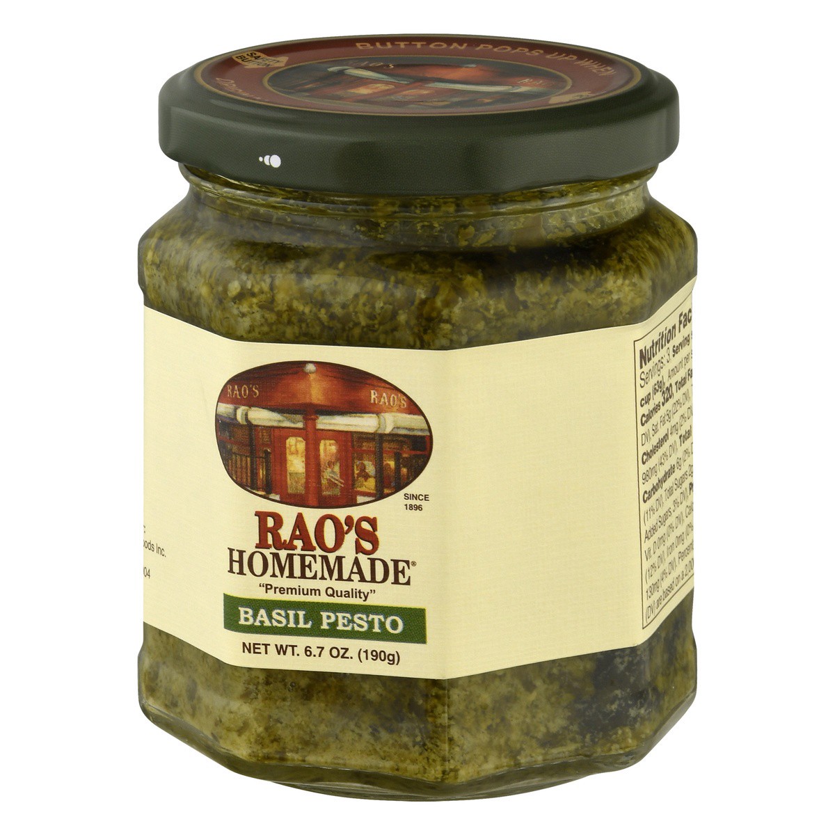 slide 9 of 9, Rao's Homemade Basil Pesto, 8.5 oz
