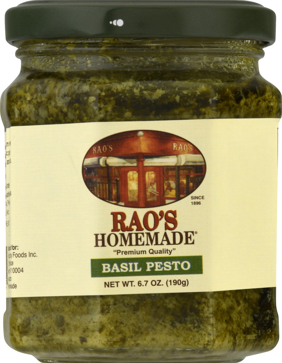 slide 2 of 9, Rao's Homemade Basil Pesto, 8.5 oz