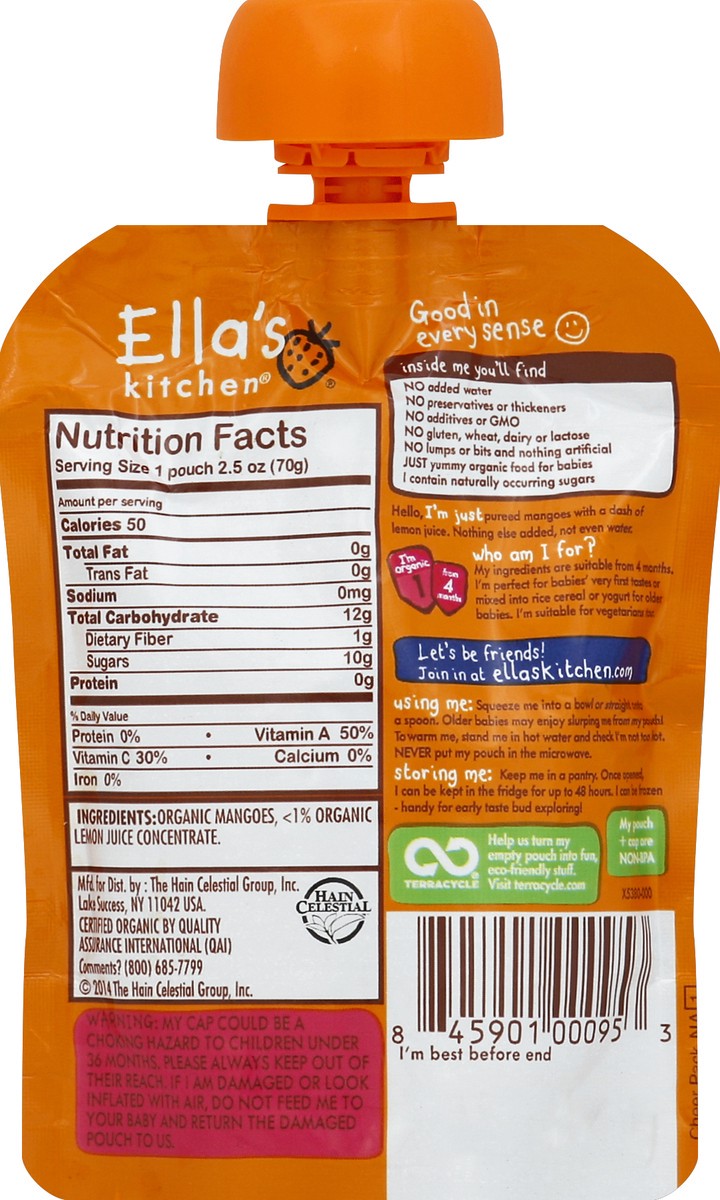 slide 6 of 6, Ella's Kitchen Puree 2.5 oz, 2.5 oz