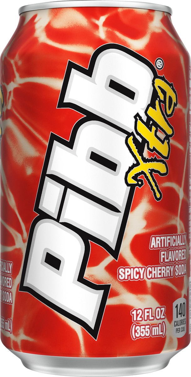 slide 3 of 8, Pibb Xtra Spicy Cherry Soda - 12 oz, 12 oz