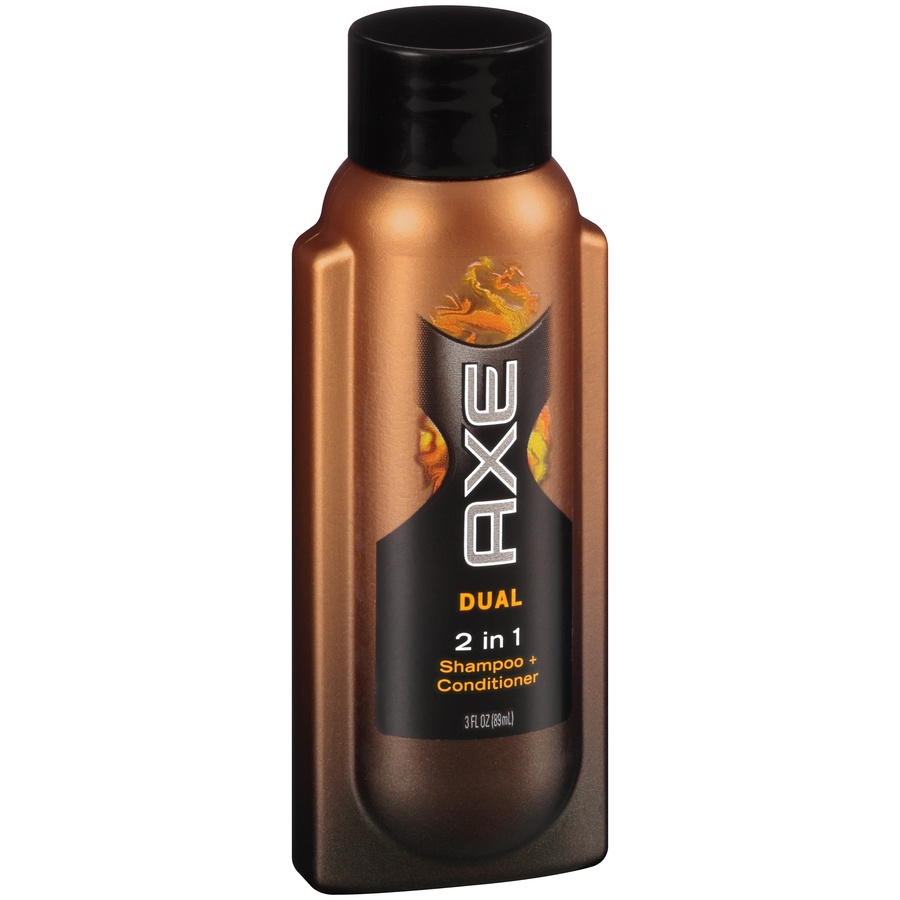 slide 2 of 7, AXE Dual 2 In 1 Shampoo & Conditioner, 3 oz