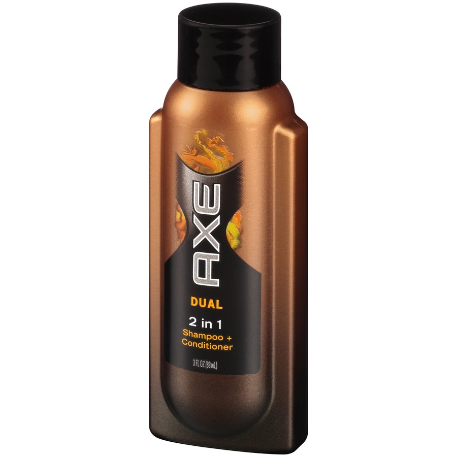 slide 3 of 7, AXE Dual 2 In 1 Shampoo & Conditioner, 3 oz