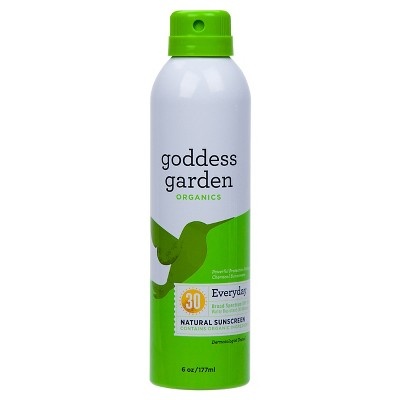 slide 1 of 1, Goddess Garden Organics Everyday Natural Sunscreen Continuous Spray Can SPF 30, 6 oz