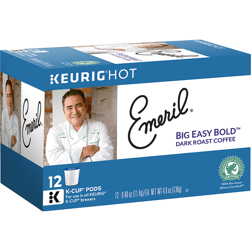 slide 2 of 4, Emeril's Big Easy Bold Dark Roast Coffee K-Cup, 12 ct