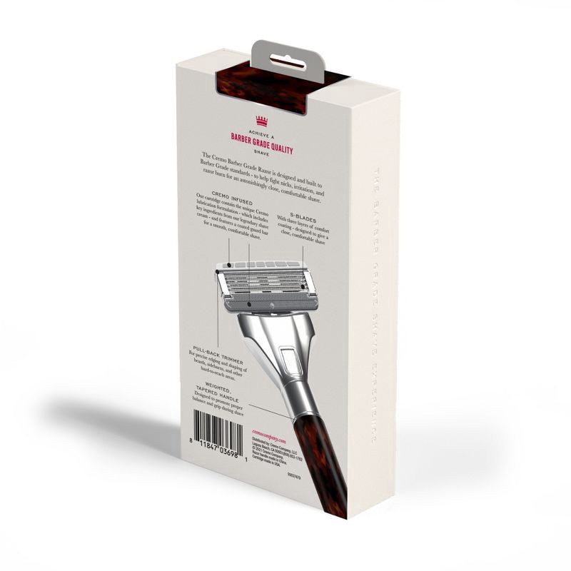 slide 6 of 7, Cremo Brown Tortoise Razor 1 ea, 1 ct