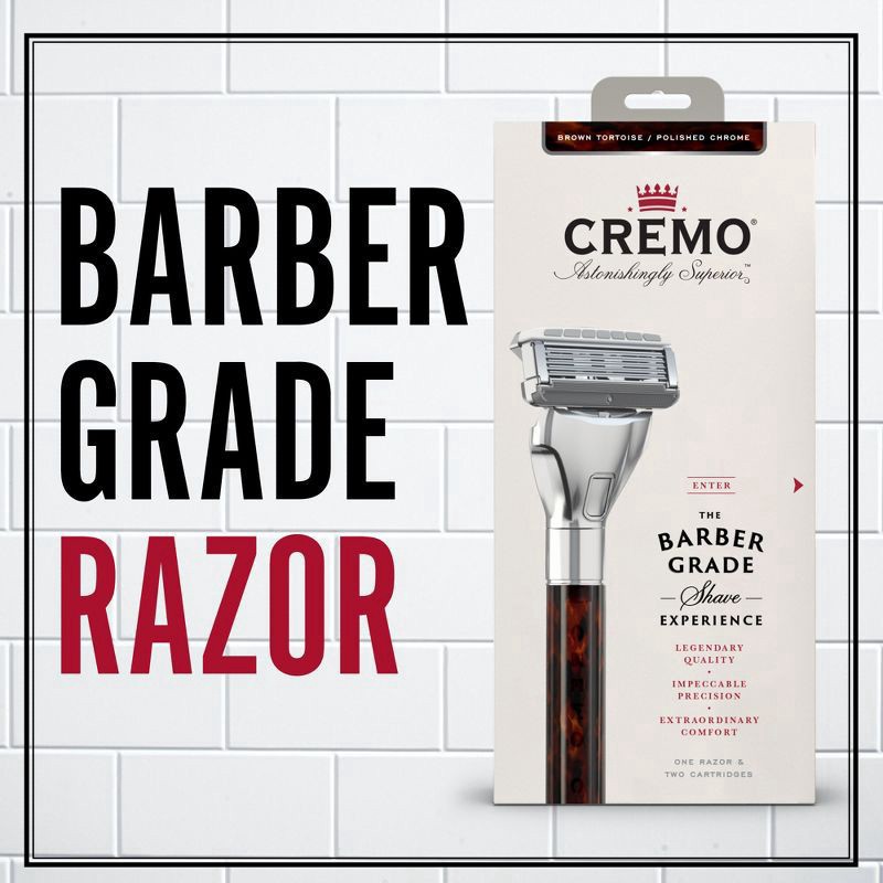 slide 3 of 7, Cremo Brown Tortoise Razor 1 ea, 1 ct
