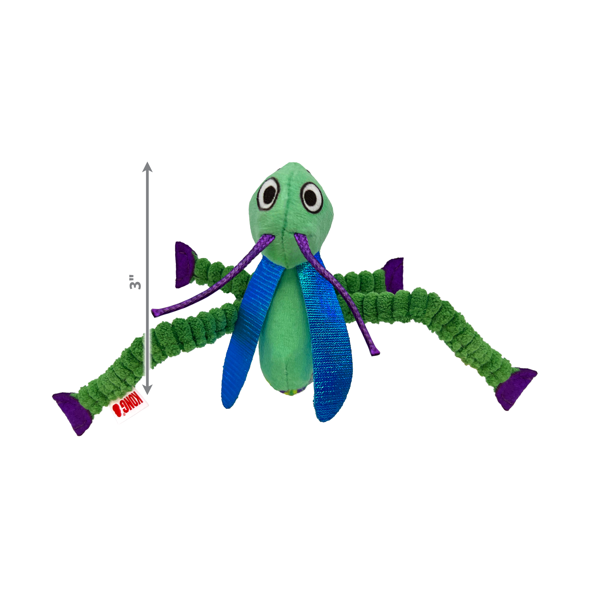 slide 2 of 4, KONG Crackles Grasshopper, 1 ct