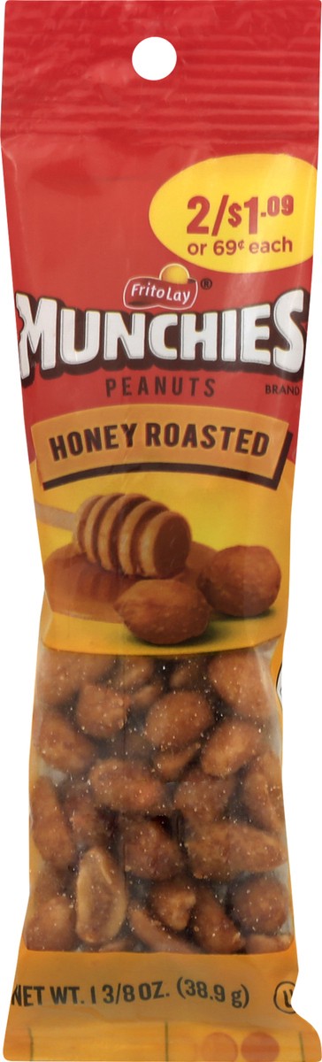 slide 4 of 8, Munchies Peanuts Honey Roasted 1 3/8 Oz, 1.38 oz