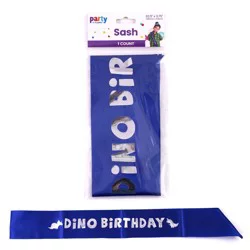 Flomo Dinosaur Birthday Sash