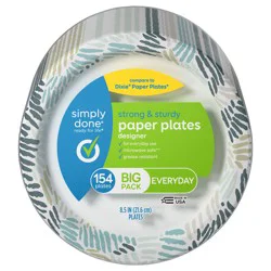 Simply Done Smply Paper Plate 8.5''