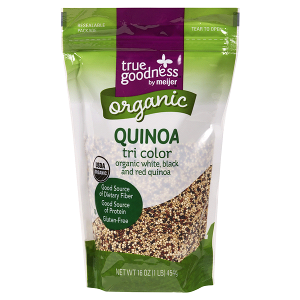 slide 1 of 2, True Goodness Organic Tri Color Quinoa, 16 oz