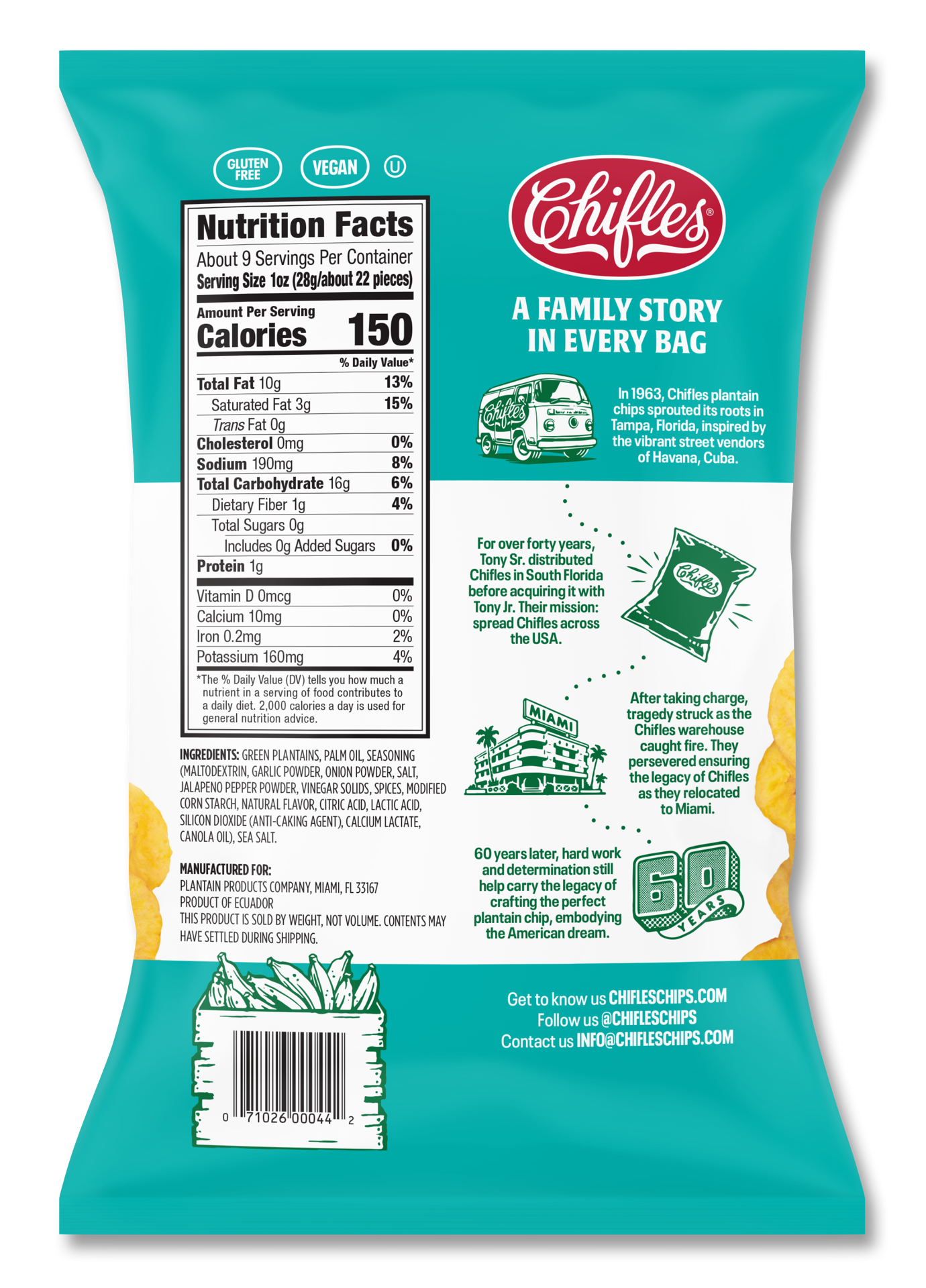 slide 2 of 2, Chifles Jalapeno Ranch Plantain Chips 8.5 oz, 8.5 oz