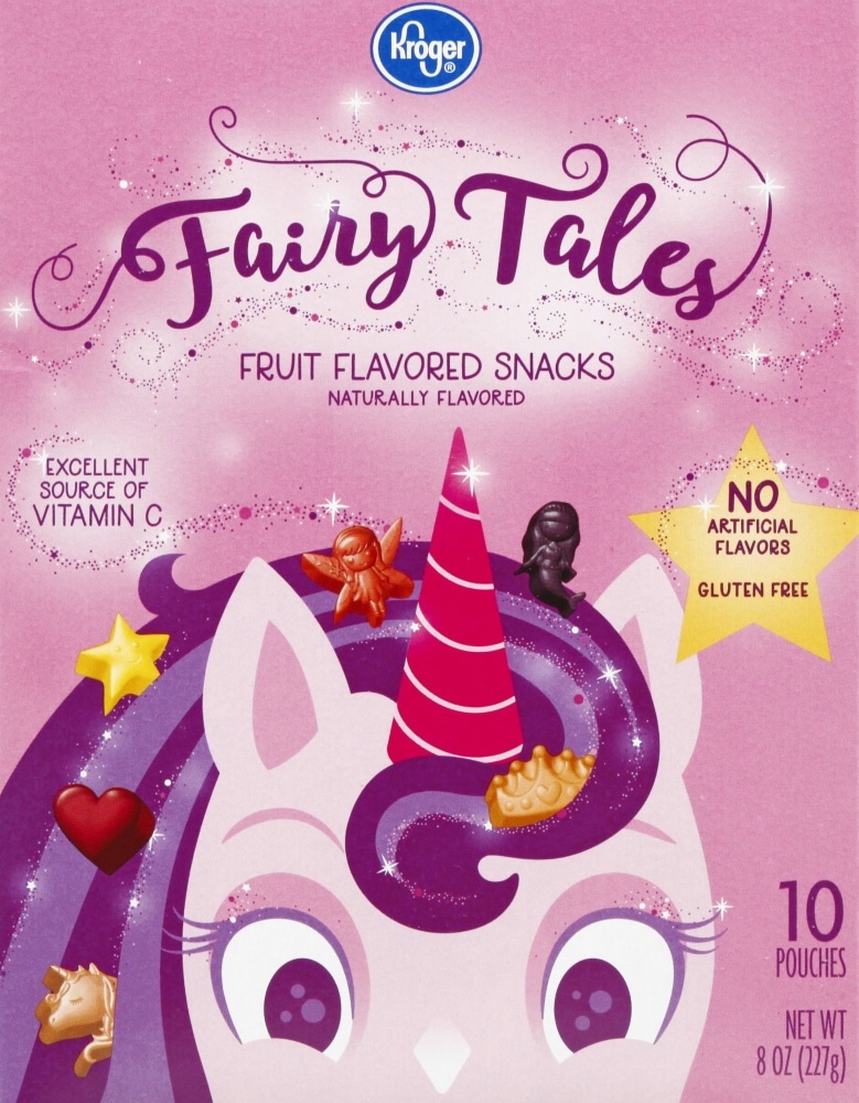 slide 1 of 1, Kroger Fairy Tales Fruit-Flavored Snacks, 10 ct; 0.8 oz