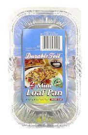 slide 1 of 1, Mini Loaf Pan W Lid, 2 ct