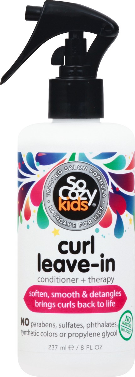 slide 1 of 9, SoCozy Kids Curl Leave-In Conditioner + Therapy 237 ml, 237 ml