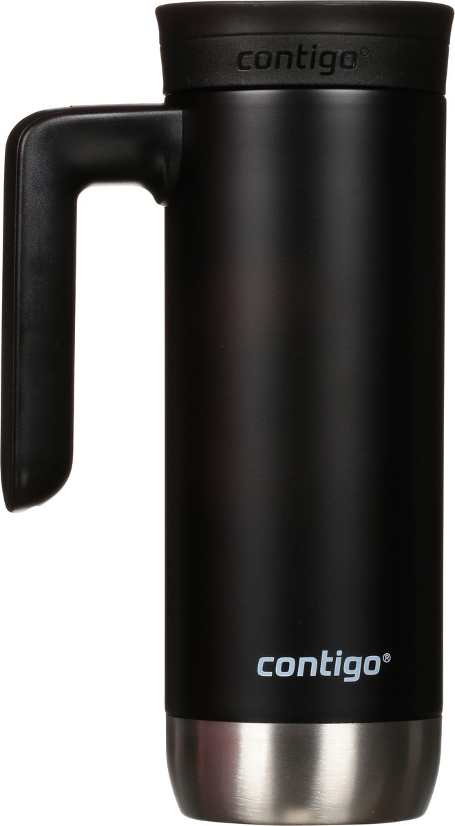 slide 6 of 12, Contigo SnapSeal Insulated Stainless Steel Travel Mug with Handle, Licorice, 1 ct