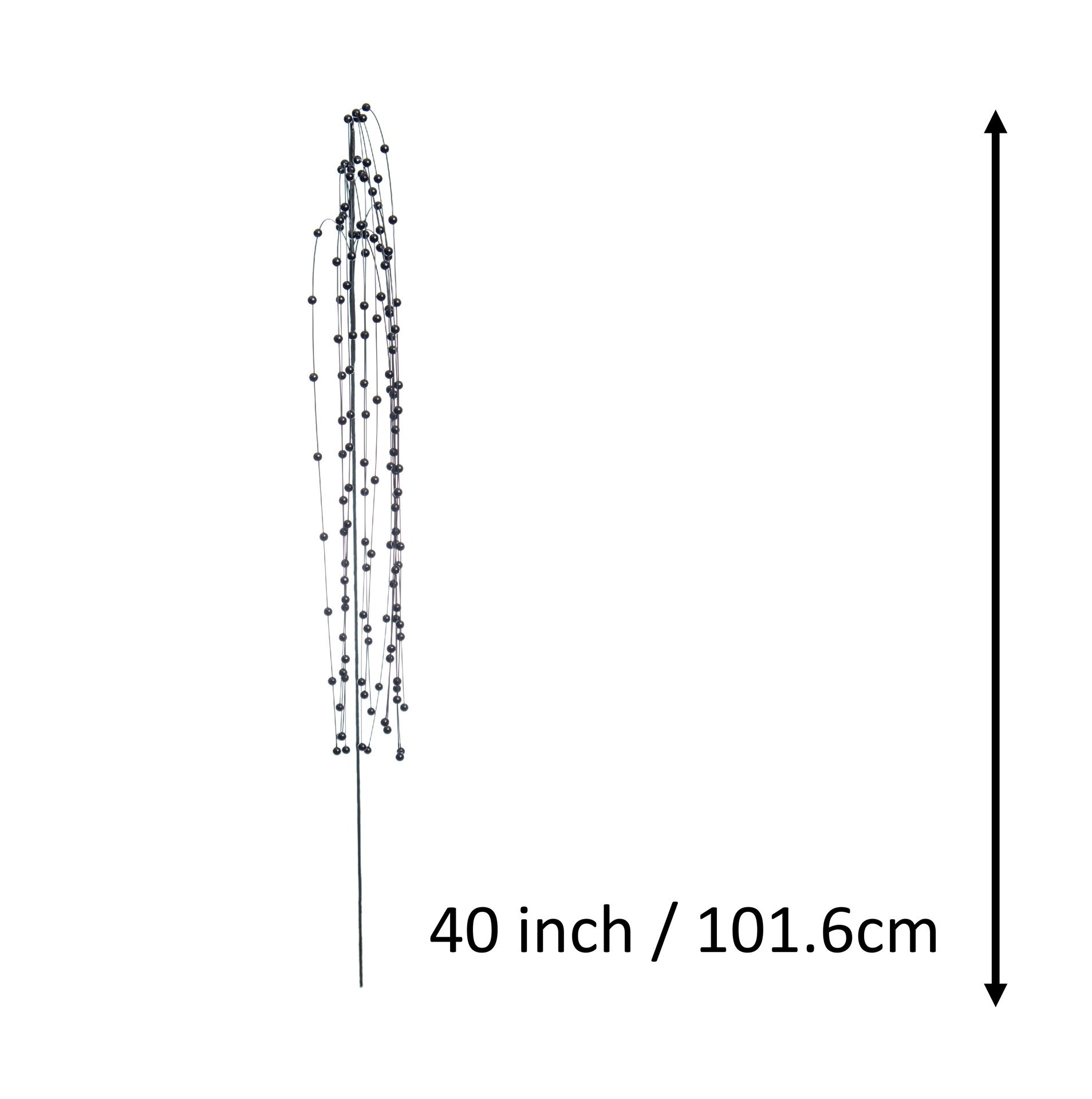 slide 2 of 3, 40" Hanging Black Pearl Stem By Ashland, 40 in