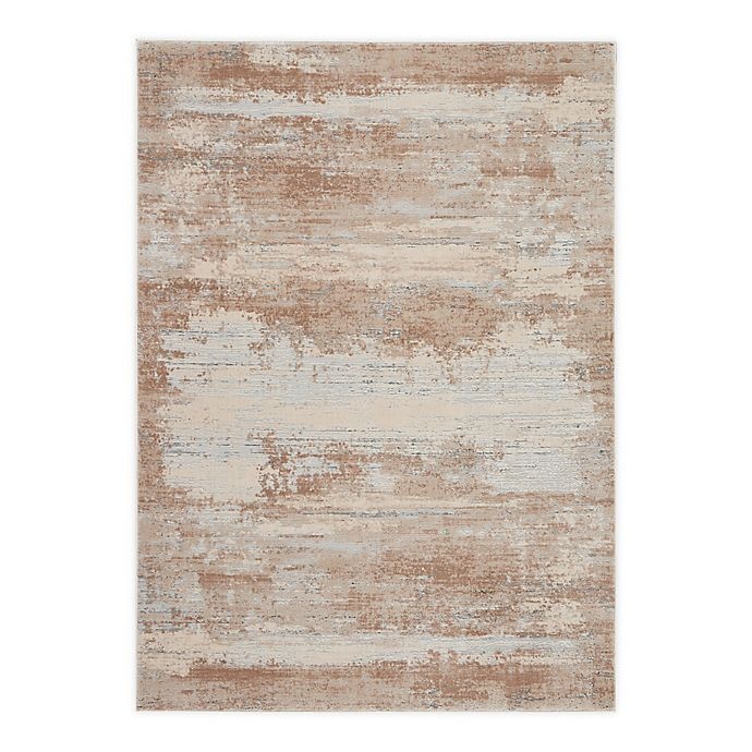 slide 1 of 5, Nourison Rustic Textures Distressed 3'11 x 5'11 Area Rug - Beige, 1 ct