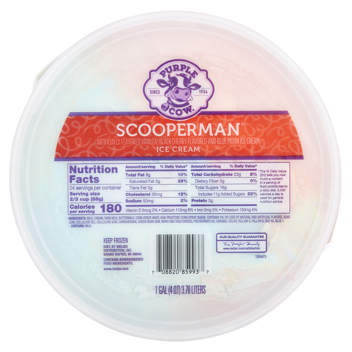 slide 16 of 29, Purple Cow Scooperman 1 Gal, 1 gal