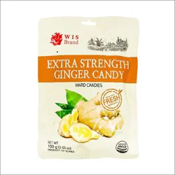 Wis Brand Extra Strength Ginger Candy