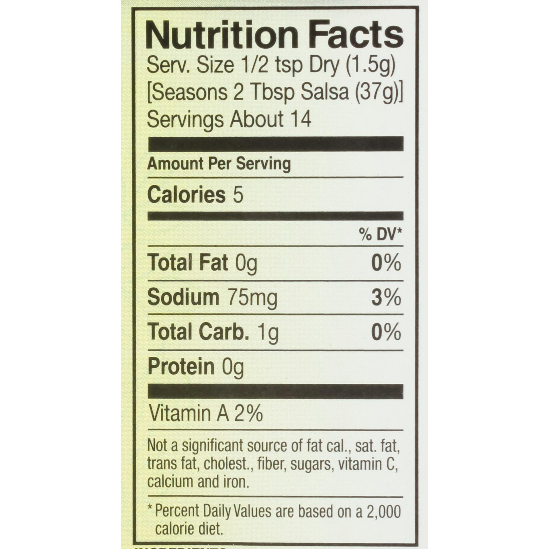 slide 5 of 6, Mrs. Wages Fruit & Cilantro Salsa Mild Seasoning Mix, 0.8 oz