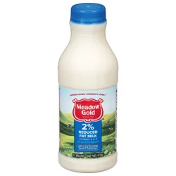 Meadow Gold 2% Reduced Fat Milk 1 pt