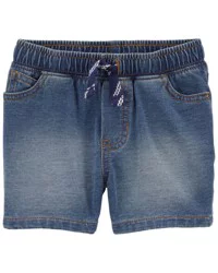 Carter's Baby Pull-On Denim Shorts Navy 12M