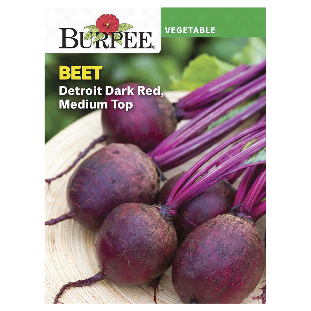 slide 1 of 1, Burpee Vegetable Beet Detroit Dark Red Medium Top, 1 ct