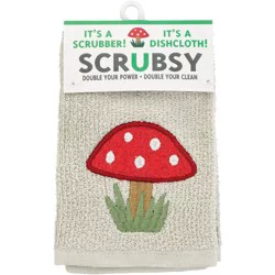 MÜkitchen MU Kitchen Scrubsy Dish Cloth - Mushroom