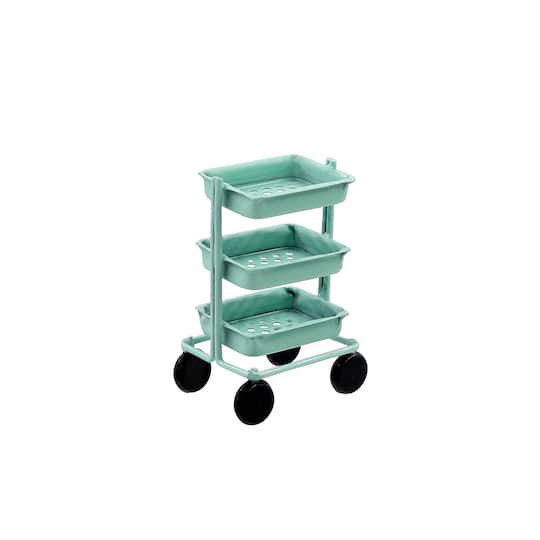 slide 1 of 4, Mini Mint 3 Tier Cart By Make Market, 2 in x 1.36 in x 1 in