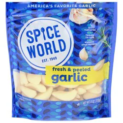 Spice World Fresh & Peeled Garlic 6 oz